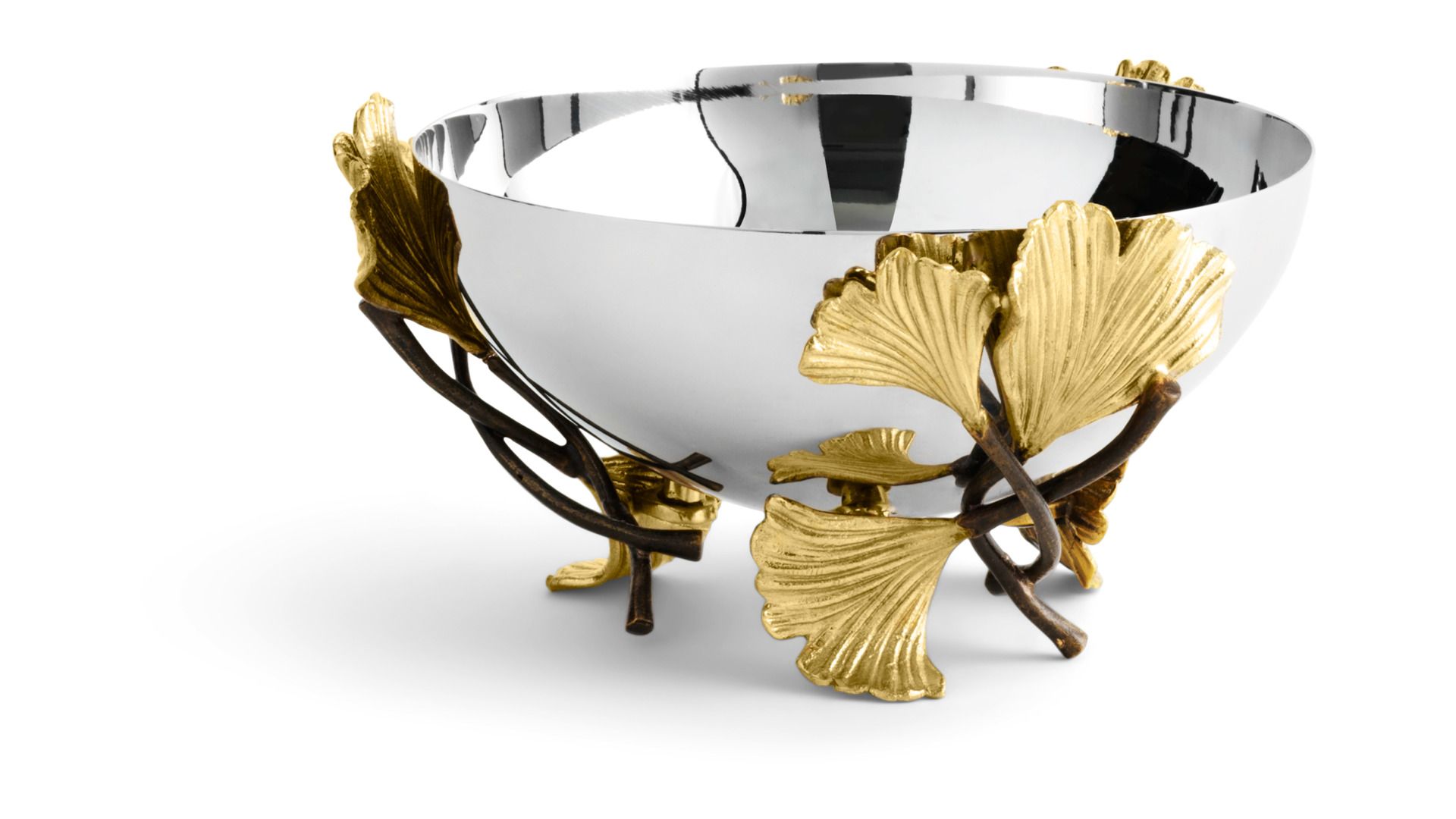 Чаша Michael Aram Golden Ginkgo Small Bowl 132107