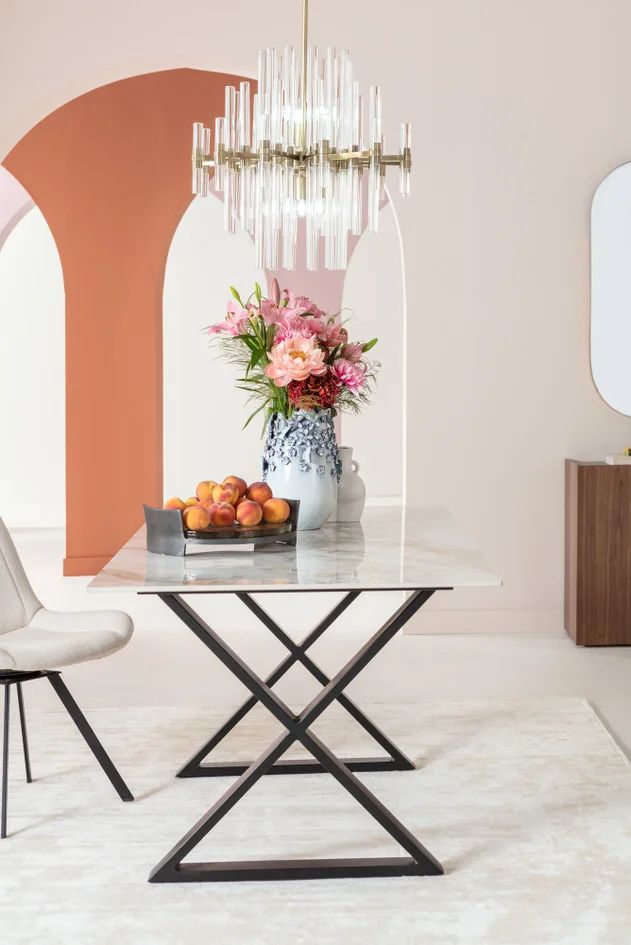 Ваза KARE Vase Butterflies Lightblue 60463