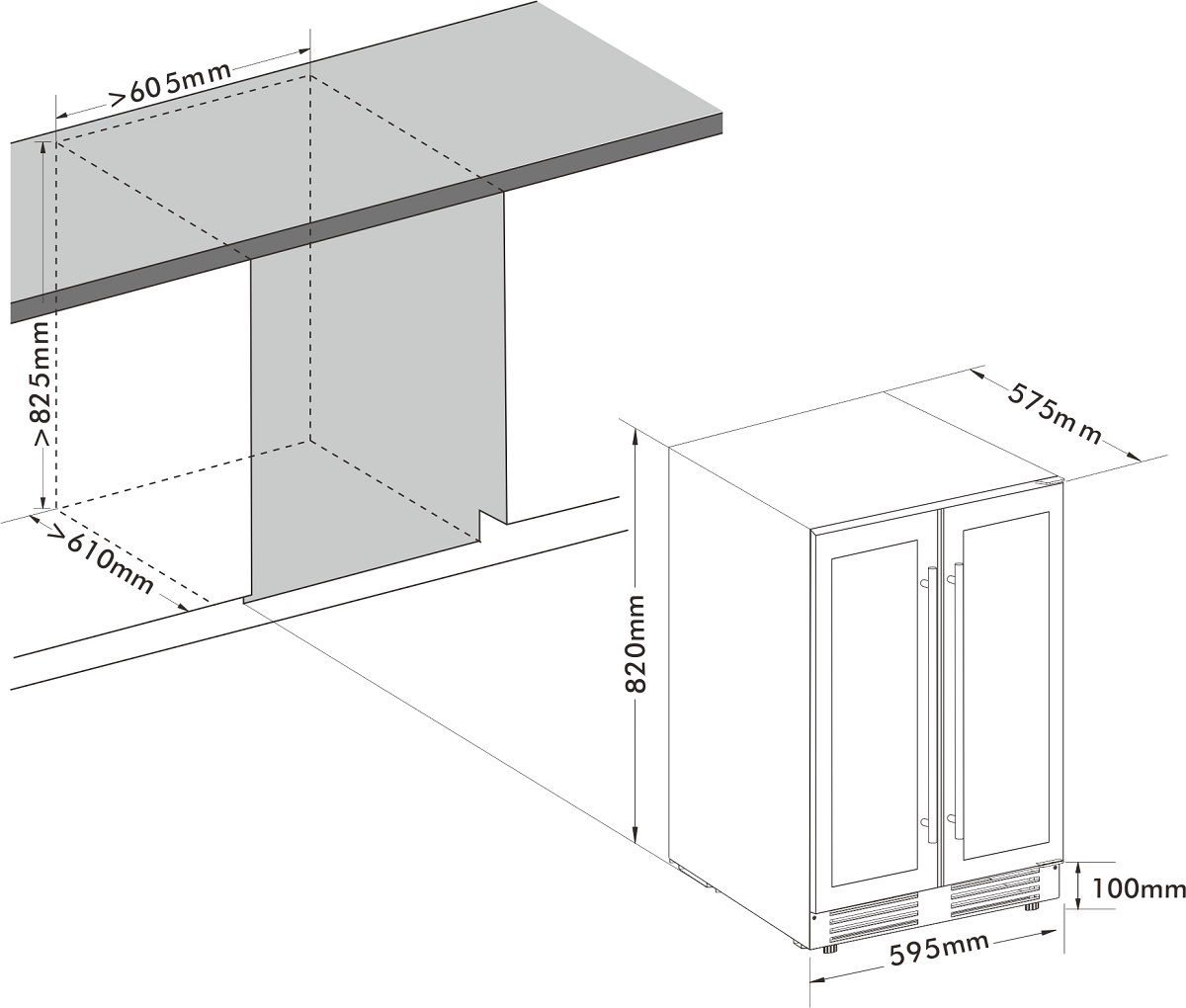 Винный шкаф Cellar Private CP042-2TB