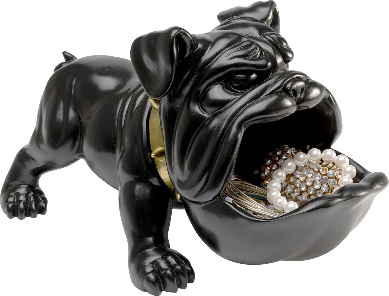 Мелочница KARE Deko Figur Hungry Dog Schwarz 56869