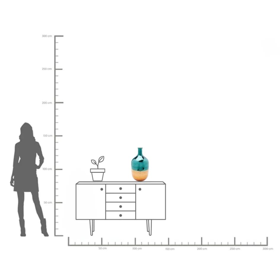 Ваза KARE Deko Vase Lizy Shine Multi 53790