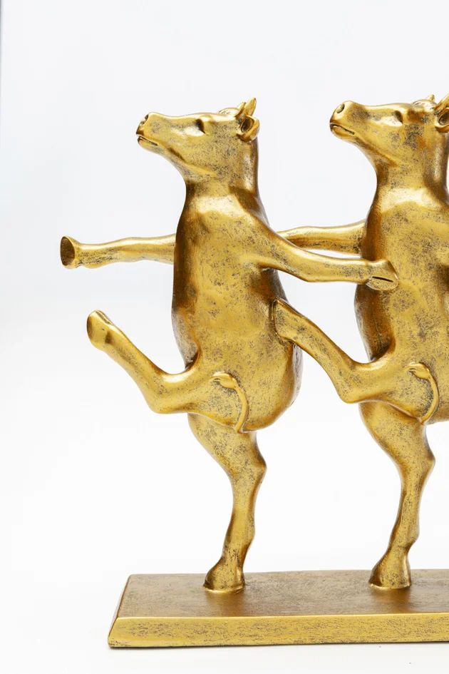 Фигурка KARE Deko Figur Dancing Cows Gold 56295