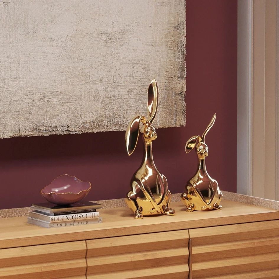 Фигурка KARE Deko Figur Bunny Gold 53806