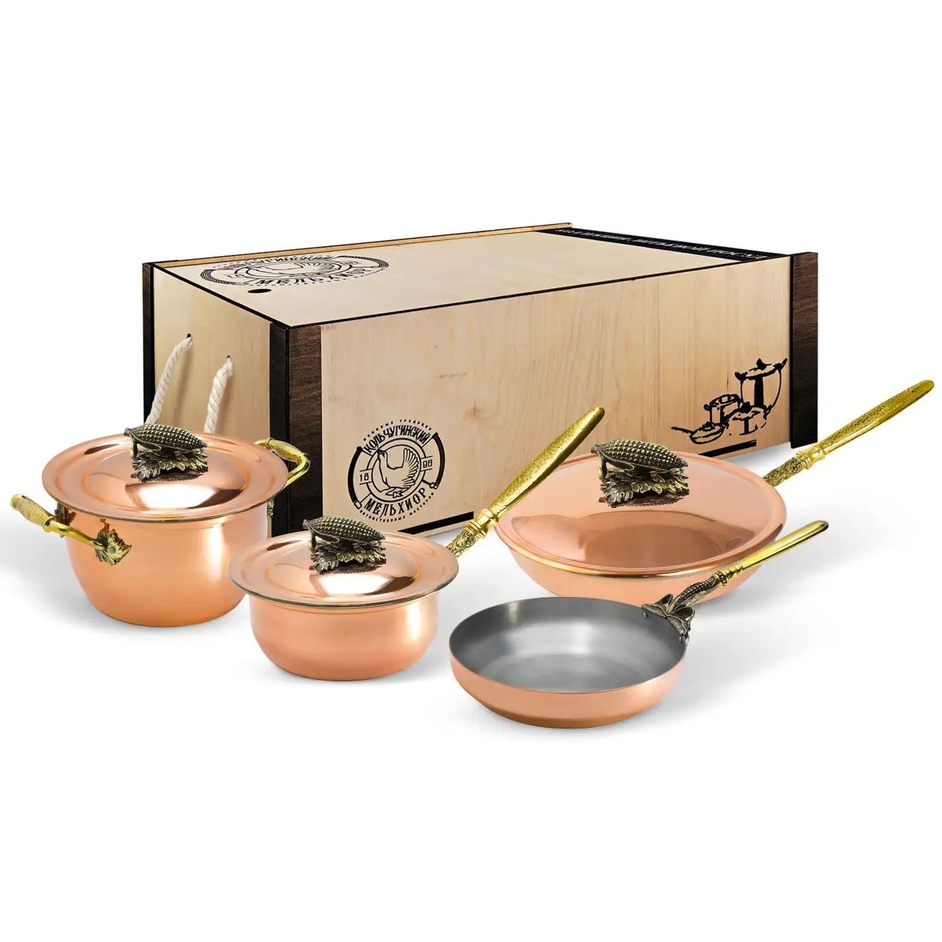 Набор посуды Кольчугинский Мельхиор KM111778