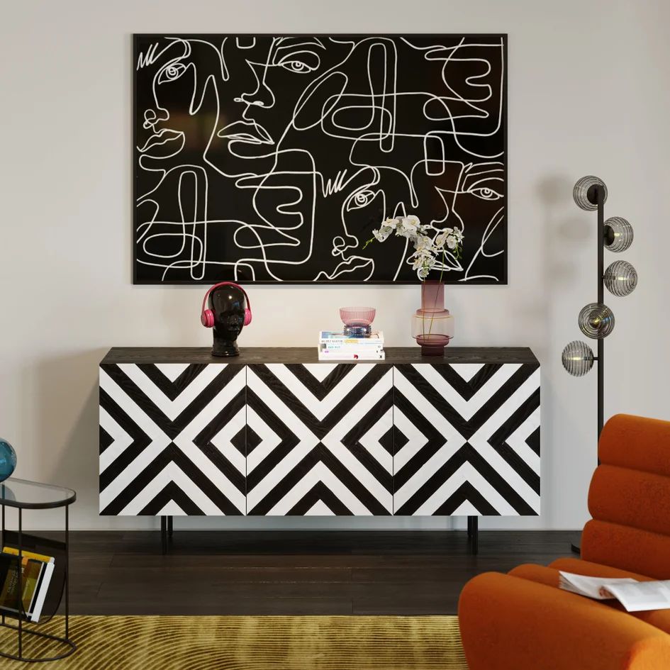 Картина KARE Gerahmtes Bild Faccia Arte Drawing 55423