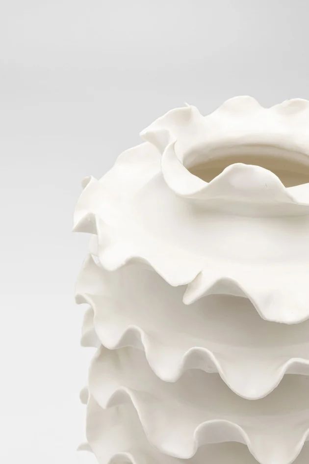 Ваза KARE Vase Viento Weiß 56717