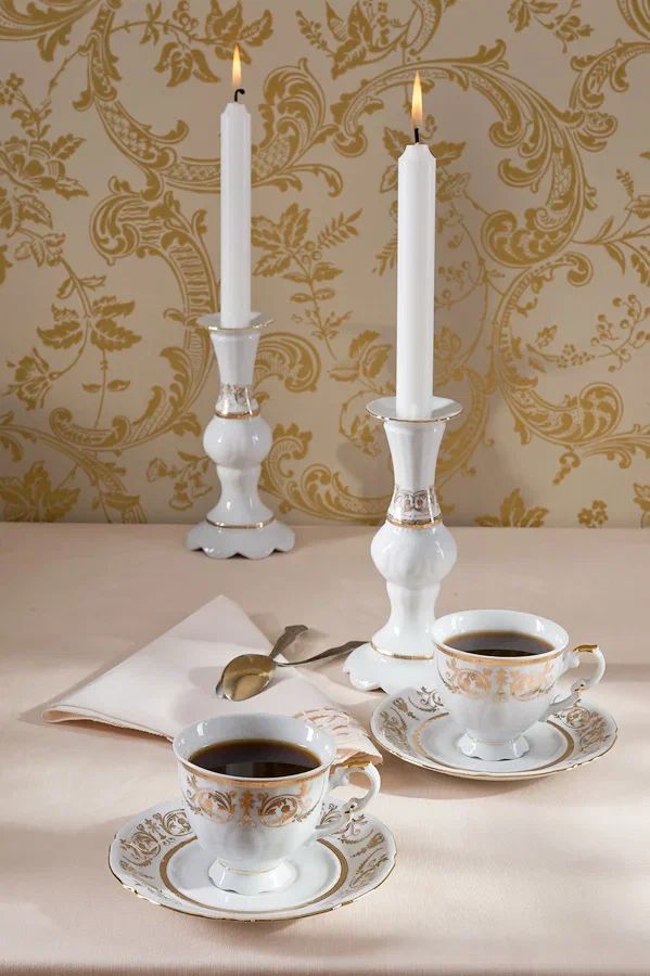 Кофейный сервиз Leander Sonata Zlatý Ornament 07160713-1373