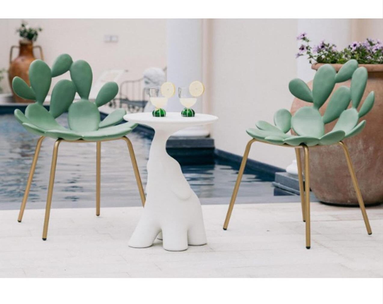 Приставной столик Qeeboo Pako Terracotta Side Table 51003TE