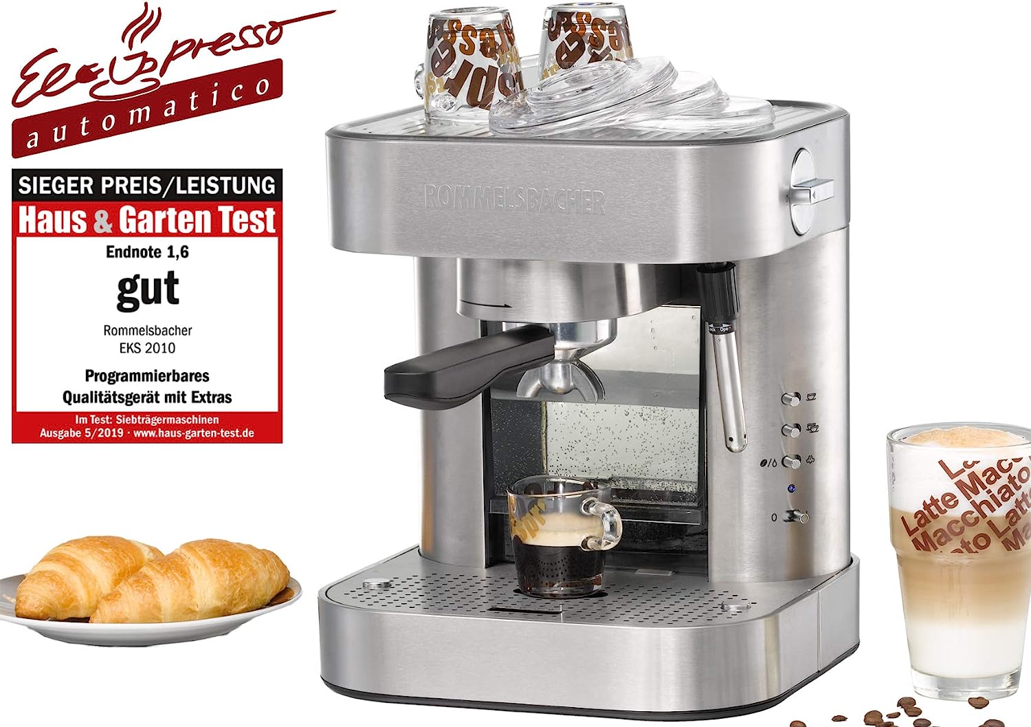 Кофеварка рожковая Rommelsbacher EKS 2010