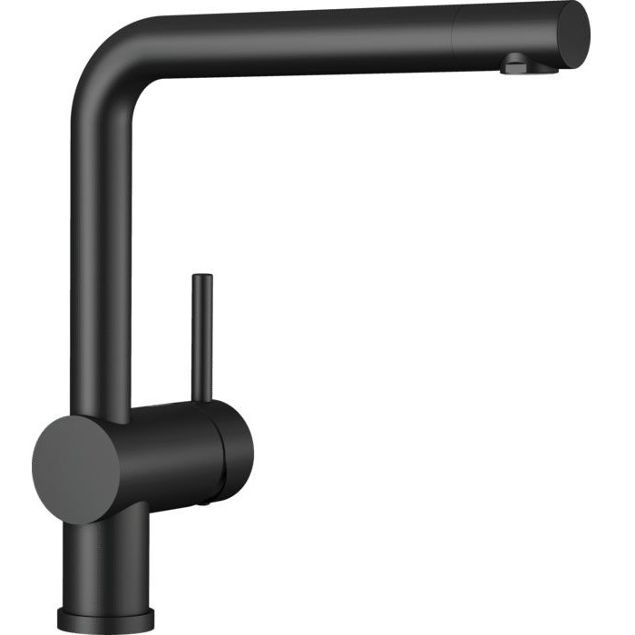 Кухонный смеситель Blanco Linus Black Matt 525806