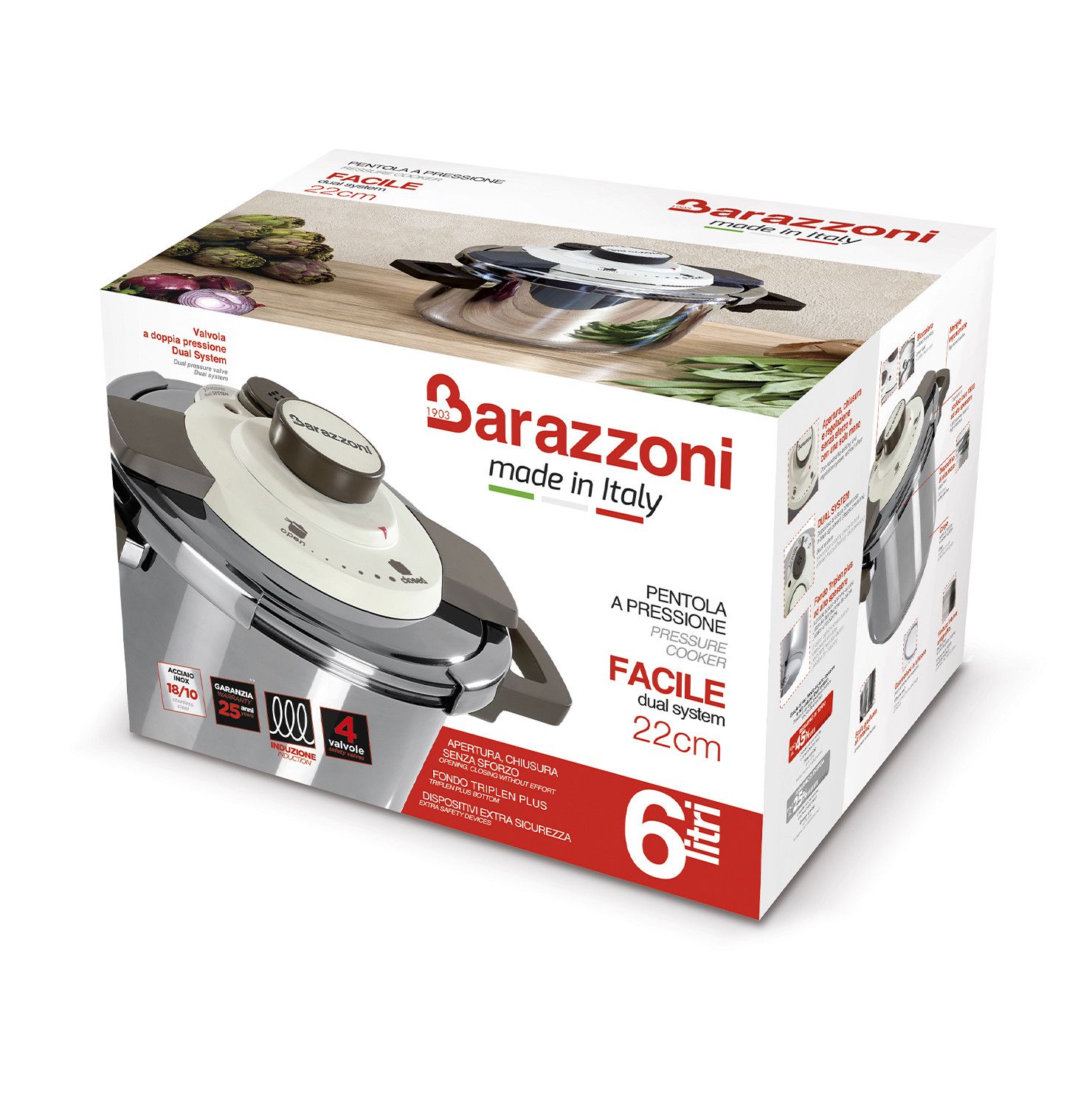 Скороварка Barazzoni Facile Dual System 5500450060