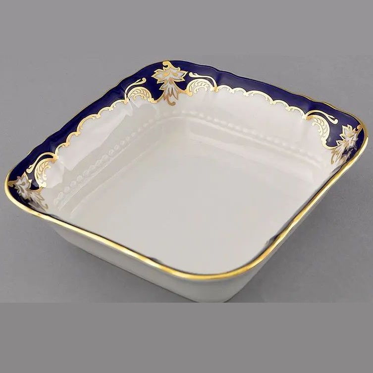 Салатник квадратный Leander Sonata Kobaltový Ornament 07111422-1357