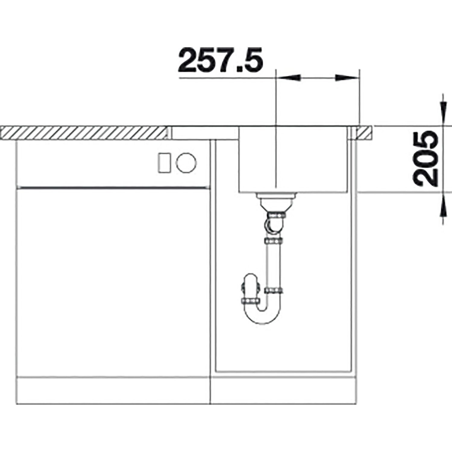 Кухонная мойка Blanco Lemis 45S-IF Mini 525115