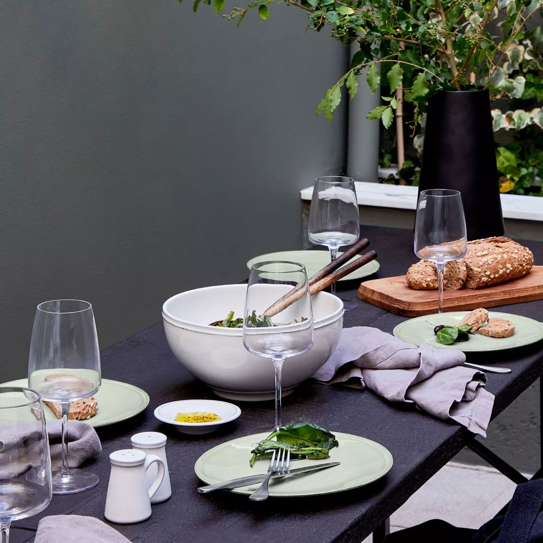 Салатник Costa Nova Friso Serving Bowl FIS241-WHI