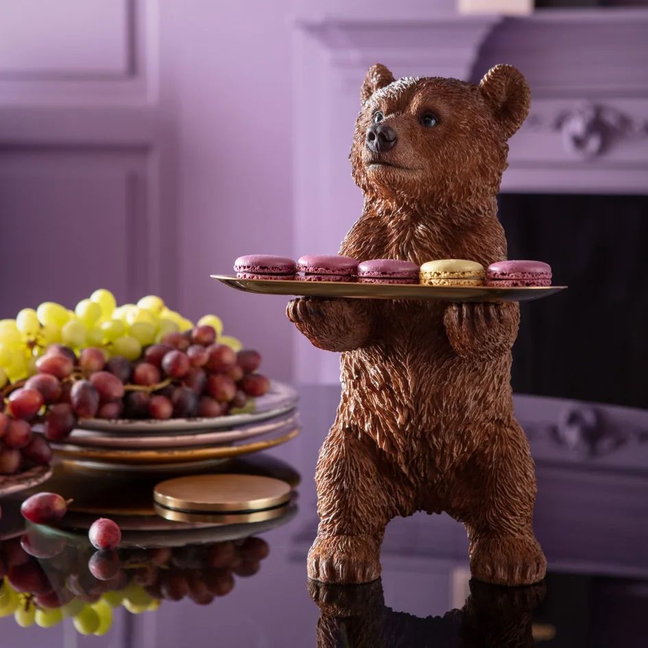 Мелочница KARE Deko Figur Butler Standing Bear 53415