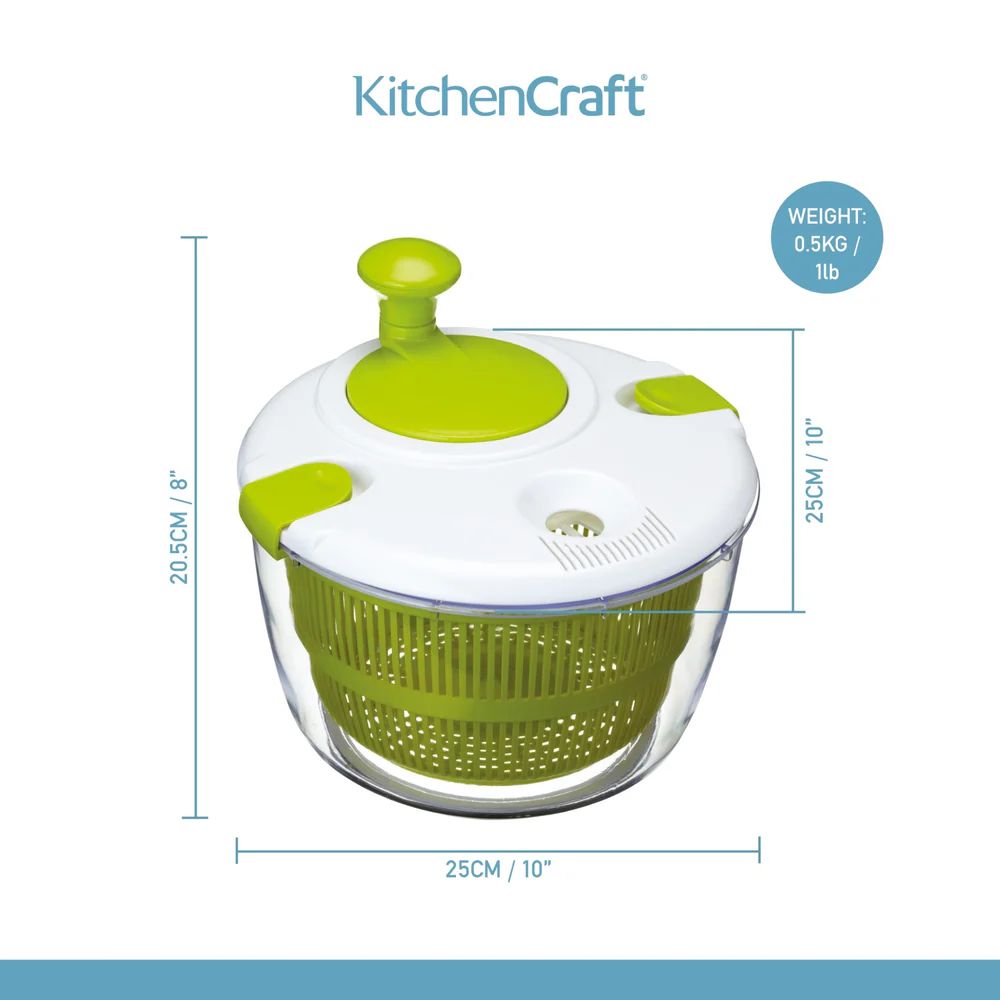 Сушилка для салата KitchenCraft Salad Spinner KCSALSPIN