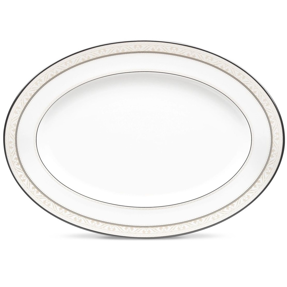 Блюдо овальное Noritake Montvale Platinum NOR4807L/97244