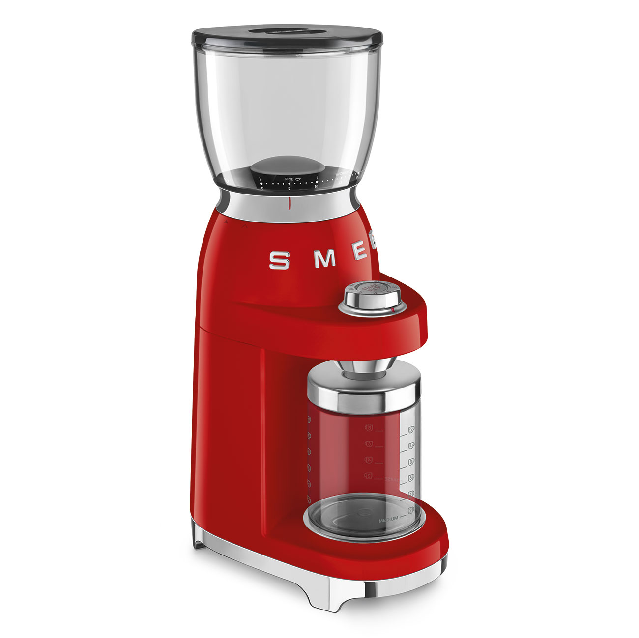 Кофемолка Smeg Macinacaffè 50's Style Rosso CGF11RDEU