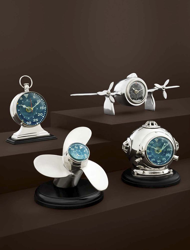 Настольные часы Eichholtz Clock Helmet Odyssey 107039