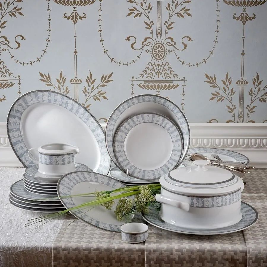 Салатник Leander Sabina Šedý Ornament 02111413-1013