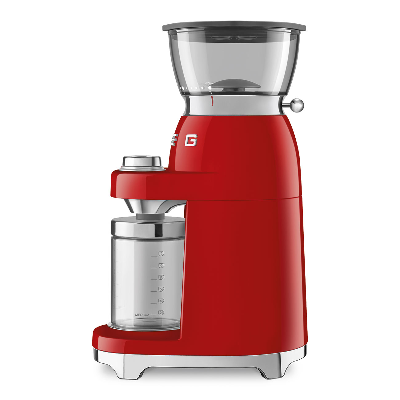 Кофемолка Smeg Macinacaffè 50's Style Rosso CGF03RDEU