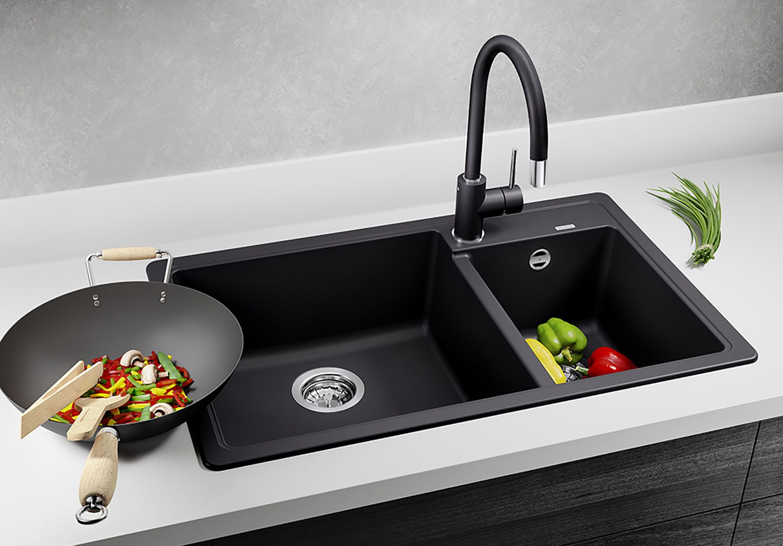 Кухонная мойка Blanco Legra 8 Silgranit Anthracite 526224