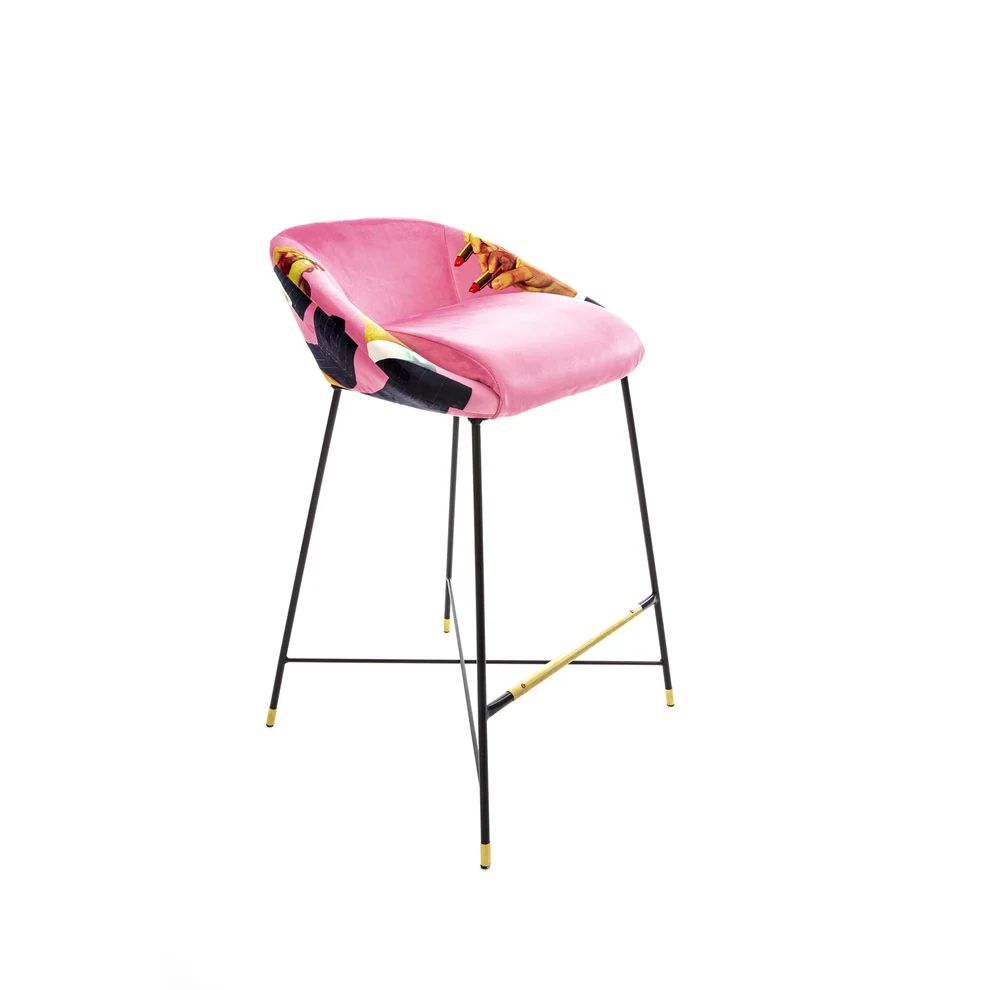 Барный стул Seletti High Stool Pink Lipsticks 16172