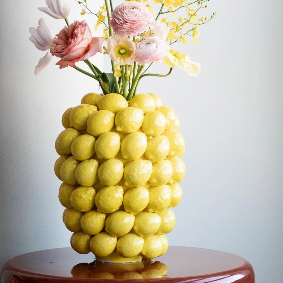 Ваза KARE Deko Vase Lemon Juice 56054