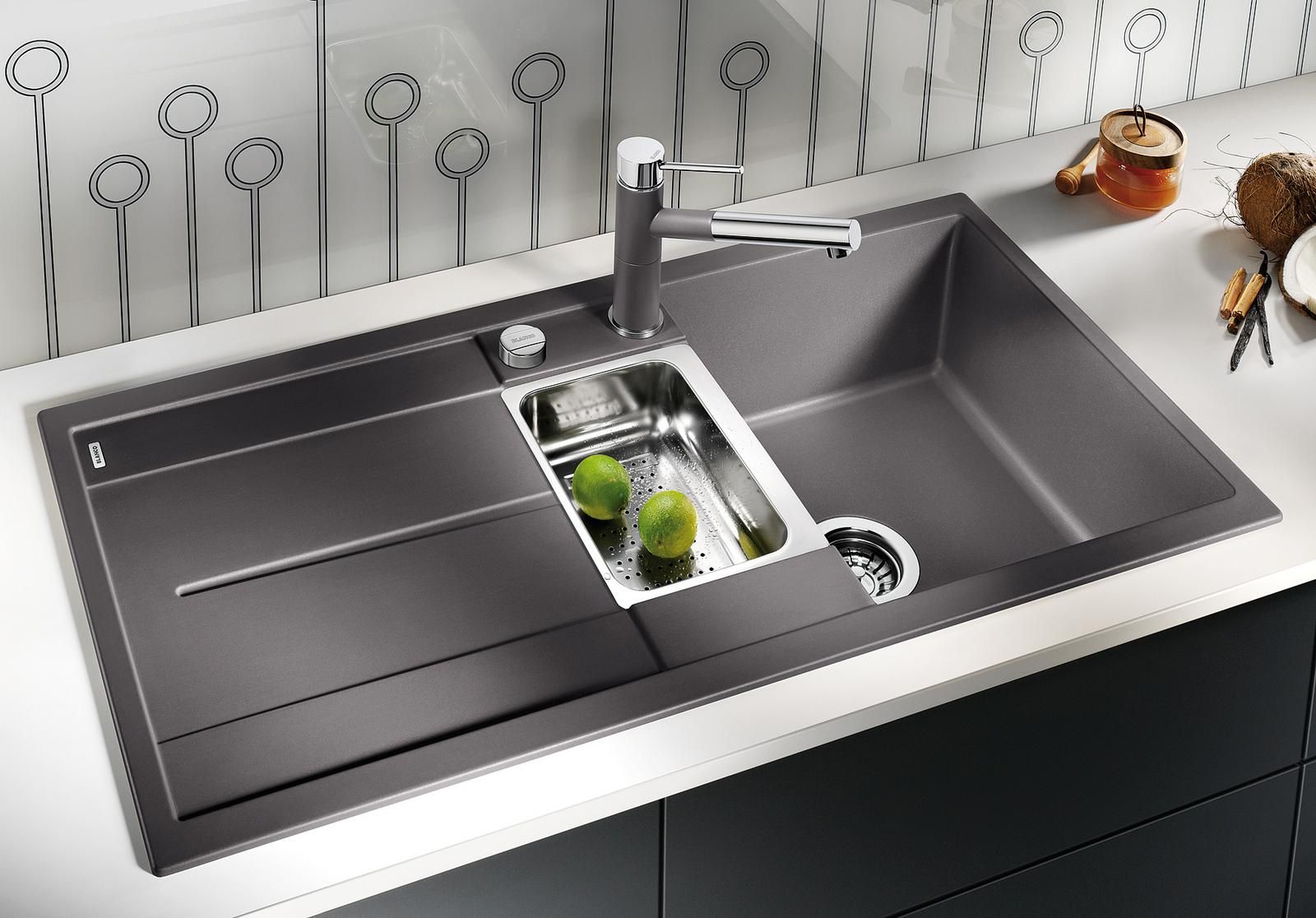 Кухонная мойка Blanco Metra 6S Silgranit Black 525926