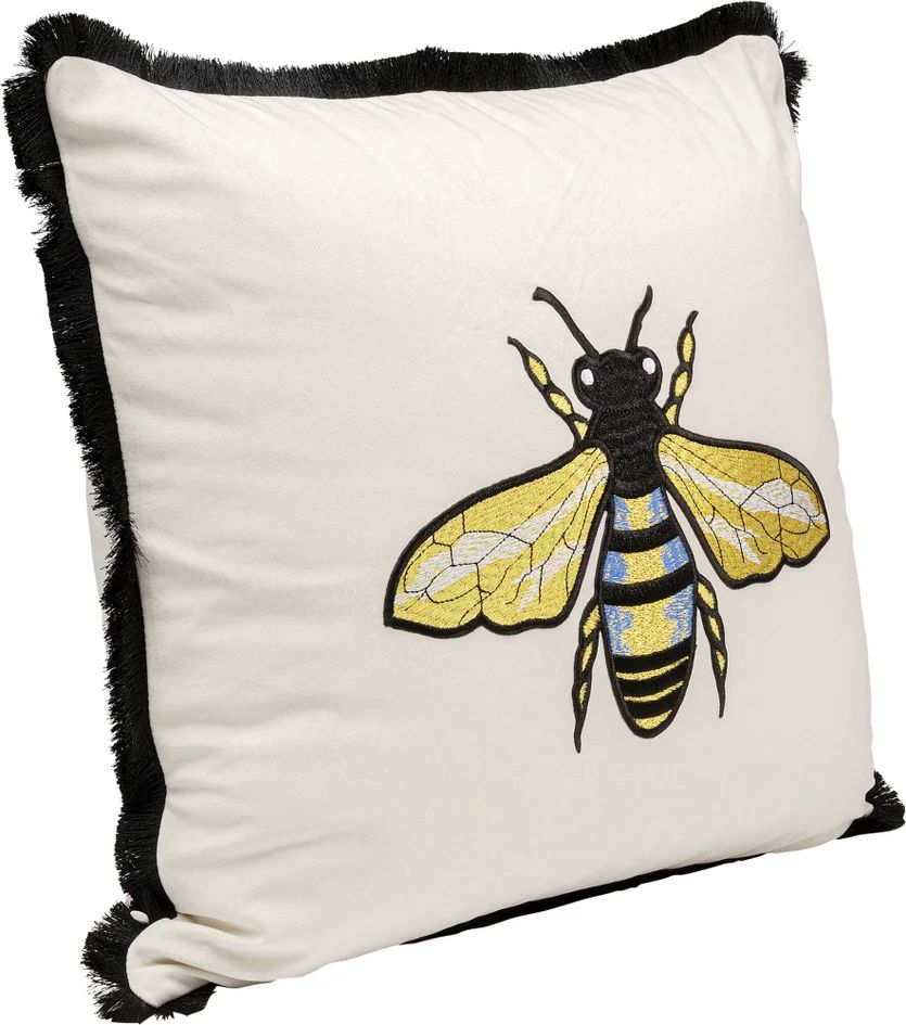 Подушка KARE Kissen Bee Weiß 56818