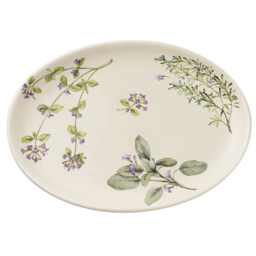 Блюдо овальное Nuova Cer Rosemary Vassoio ovale 9121-RSM