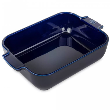 Форма для запекания Peugeot Appolia Plat four c&eacute;ramique rectangle bleu 61203