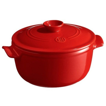 Кастрюля с крышкой Emile Henry Petite Cocotte Ronde Grand Cru EH344525