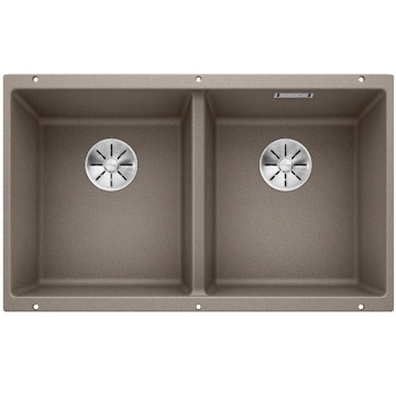 Кухонная мойка Blanco Subline 350/350-U Silgranit InFino Tartufo 523581