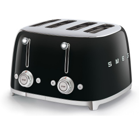 Тостер Smeg Tostapane 50's Style 4 fette Nero TSF03BLEU