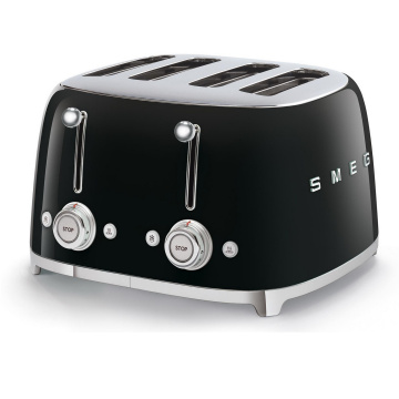 Тостер Smeg Tostapane 50's Style 4 fette Nero TSF03BLEU