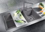 Кухонная мойка Blanco Metra 9 Silgranit Black 525936. фото 3