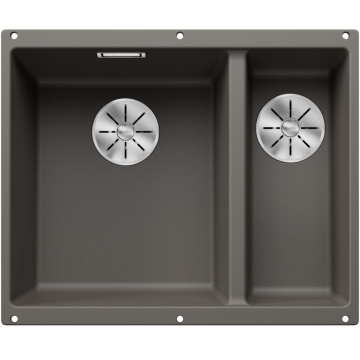 Кухонная мойка Blanco Subline 340/160-U Silgranit InFino Volcano Grey 527345