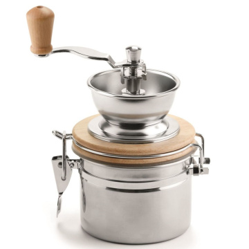 Мельница для кофе Weis Kaffeem&uuml;hle Edelstahl / Holz mit Keramikmahlwerk 16992