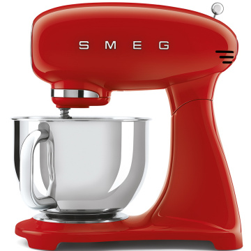 Миксер планетарный Smeg Impastatrice Full Color 50's Style Rosso SMF03RDEU
