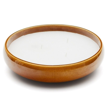 Свеча La Forma Sapira Orange Ceramic Round Candle LF-191582