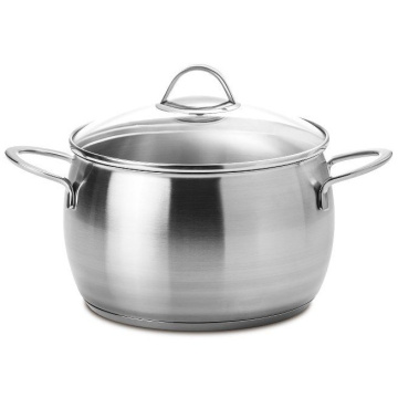 Кастрюля с крышкой Silampos Oceanus Satin Glass Stockpot 636124V86620