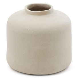 Ваза La Forma Serina Papier-Mache White Vase LF-190617