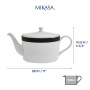 Чайник заварочный KitchenCraft Mikasa Luxe Deco Teapot MKLDTEAPOT. фото 9