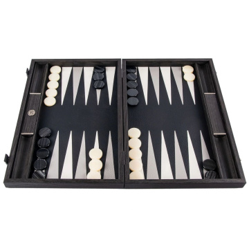 Нарды Manopoulos Premium Leatherette Classic Black Backgammon Set BDE1ABL