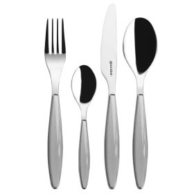 Набор столовых приборов Guzzini Feeling 24-piece Cutlery Set Sky Grey 23000092