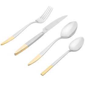 Набор столовых приборов Hisar Mercury Gold H55368