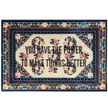 Ковер Seletti Burnt Carpet You Have The Power 18228