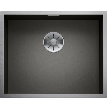 Кухонная мойка Blanco Zerox 500-IF Dark Steel InFino 526245