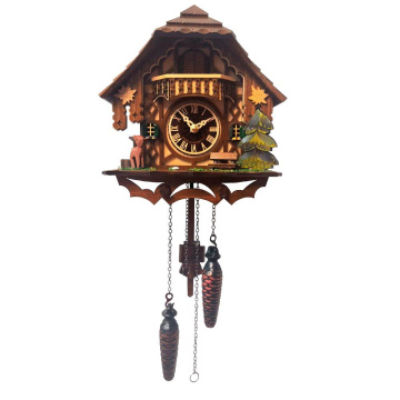 Часы с кукушкой SARS Quartz Cuckoo Wall Clock 0406-8M